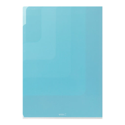 2 WAY TURQUOISE Midori A4 5 Pocket Clear Folder MD Folder Water Resistant Folder | 310mm X 221mm