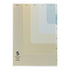 2 WAY BEIGE Midori A4 5 Pocket Clear Folder MD Folder Water Resistant Folder | 310mm X 221mm