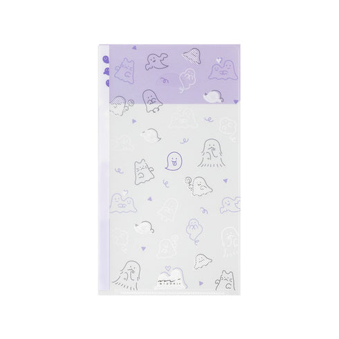 GHOST Midori A5 SLIM With Flap 3 Pocket Clear Folder MD Folder Water Resistant Folder | 221.5mm X 126mm