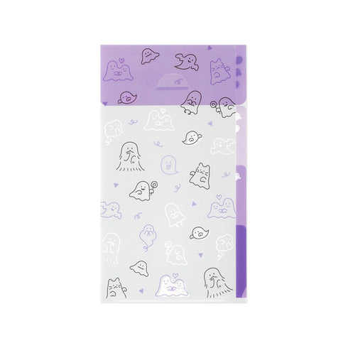 GHOST Midori A5 SLIM With Flap 3 Pocket Clear Folder MD Folder Water Resistant Folder | 221.5mm X 126mm