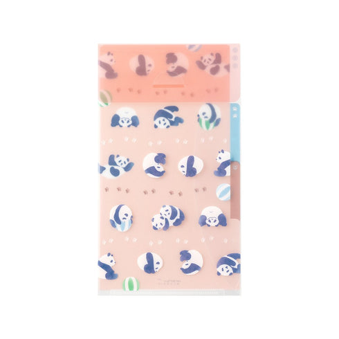 PANDA Midori A5 SLIM With Flap 3 Pocket Clear Folder MD Folder Water Resistant Folder | 221.5mm X 126mm
