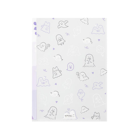 GHOST Midori A5 3 Pocket Clear Folder MD Folder Water Resistant Folder | 220mm X160mm