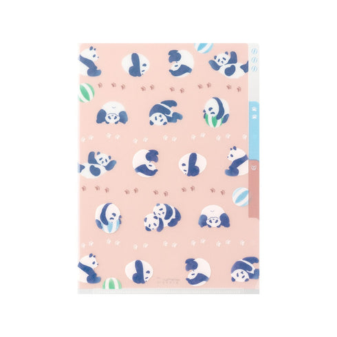 PANDA Midori A5 3 Pocket Clear Folder MD Folder Water Resistant Folder | 220mm X160mm
