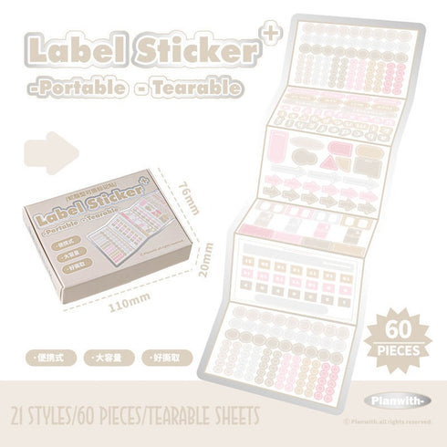 BLUE PLANWITH Label Stickers Dot Stickers Square Stickers Bar Stickers Circle Stickers Index Tabs Index Stickers