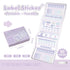 LATTE PLANWITH Label Stickers Dot Stickers Square Stickers Bar Stickers Circle Stickers Index Tabs Index Stickers