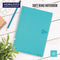 Kokuyo BLUE GREEN Soft Ring Notebook 5mm Dot Ruled SV457S5 | A6 80 Sheets