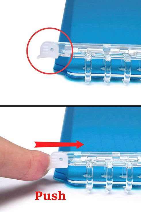 Kokuyo Campus CLEAR B5 Smart Ring Binder 26 Rings "Lay Flat" Notebook SP700T | 25 Sheets