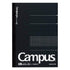 Kokuyo A5 Campus Notebook Black 5mm Grid | 40 Sheet 104S5
