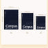 Kokuyo A5 Campus Notebook Black 5mm Grid | 40 Sheet 104S5