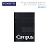 Kokuyo B5 Campus Notebook Black 5mm Grid | 40 Sheet 4S5-D