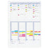 Kokuyo Campus Study Planner Loose Leaf Paper Y836MW Weekly Visualized List 26 Holes 30 Sheets | B5