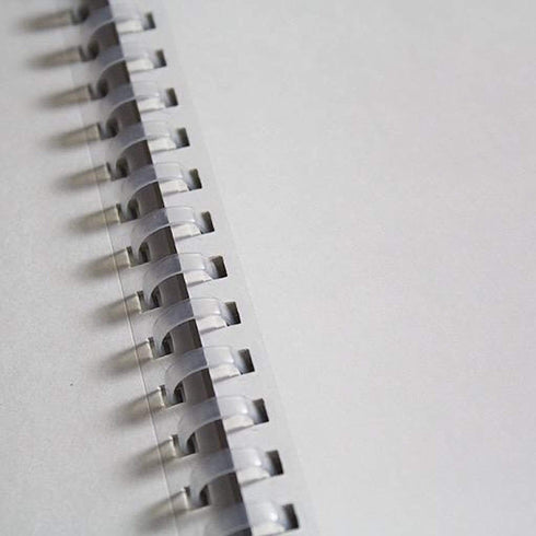 Kokuyo CLEAR Soft Ring Notebook BLANK SV338W | A5 80 Sheets