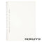 Kokuyo CLEAR Soft Ring Notebook Dotted 6 mm Ruled SV508B | Semi B5 80 Sheets
