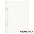 Kokuyo CLEAR Soft Ring Notebook Dotted 6 mm Ruled SV508B | Semi B5 80 Sheets
