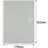 Kokuyo CLEAR Soft Ring Notebook GRID SV308S5 | B5 80 Sheets