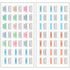Kokuyo Jibun Techo Index Tabs A5 Slim B6 Slim JGR1 | REGULAR Color