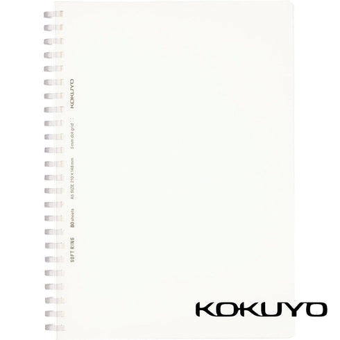 Kokuyo Soft Ring Notebook 5mm Dot Grid SV538WT | A5 80 Sheets