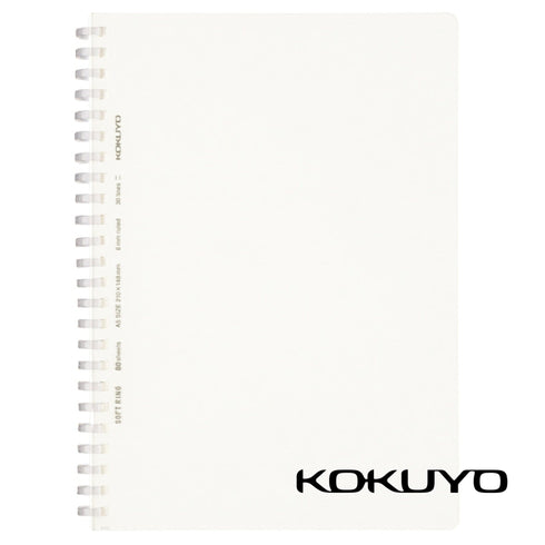 Kokuyo Soft Ring Notebook 6mm Ruled SV538BT | A5 80 Sheets