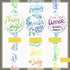 Many Days Description Washi Watercolor Washi Handwritten Washi Tape