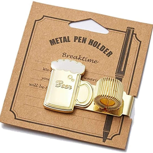 Mark's BREAKTIME Metal Pen Holder | Beer