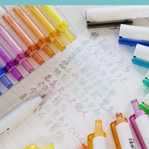 Metallic Outliners Set or Single Retractable Ink Pen 1.0mm | LEMON YELLOW or Complete SET