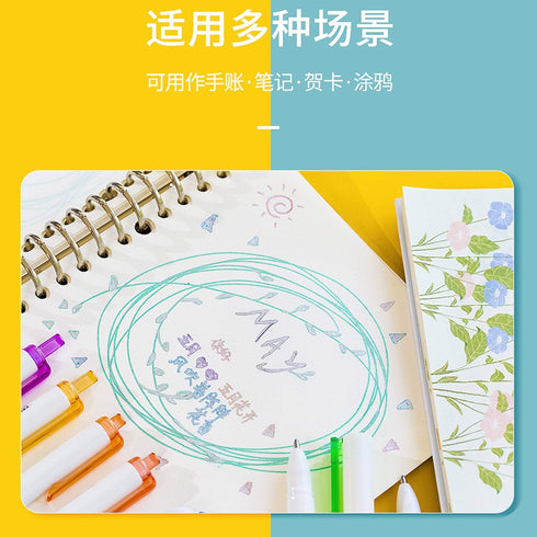 Metallic Outliners Set or Single Retractable Ink Pen 1.0mm | LEMON YELLOW or Complete SET