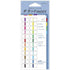 MIDORI Chiratto Index Label Blank VIVID Rainbow Colors Planner Index Tabs