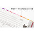 MIDORI Chiratto Index Label Blank VIVID Rainbow Colors Planner Index Tabs