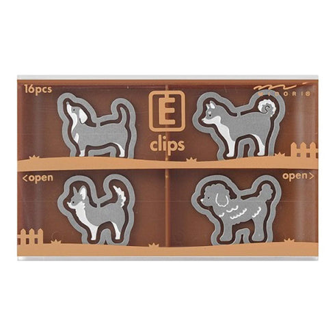MIDORI E-Clip Etching Clip Dog Paper Clip