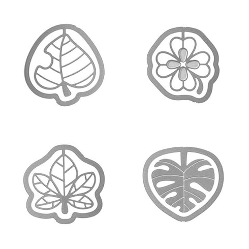 MIDORI E-Clip Etching Clip Leaf Leaves Paper Clip