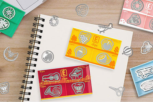 MIDORI E-Clip Etching Clip Leaf Leaves Paper Clip