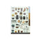 Midori MD A5 3 Pocket Clear Folder | Coffee
