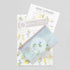 Midori MD A5 3 Pocket Clear Folder | Dried Flowers