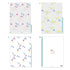 Midori MD A5 3 Pocket Clear Folder | Wildflower Kawaii
