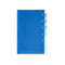 Midori MD A5 5 Pocket Clear Folder | Blue