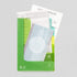 Midori MD A6 5 Pocket Clear Folder | 2-Way Blue Gradient Yellow & Green
