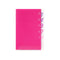 Midori MD A6 5 Pocket Clear Folder | Pink