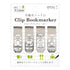 MIDORI Metal Travel Bookmark Clips