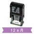MIDORI Paintable Stamp Re-Inkable Self-Inking Stamp | Monthly