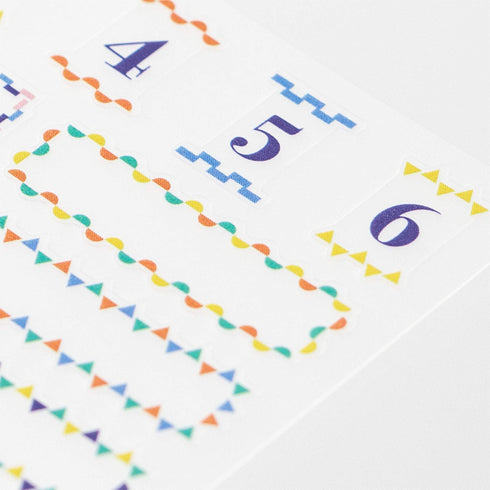 Midori Seal Collection Planner Stickers Removable Pastel | 2389 Title Decorations