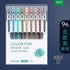 Morandi Shands Color Gel 9 Pen Set 0.5mm | Retro Set 619C
