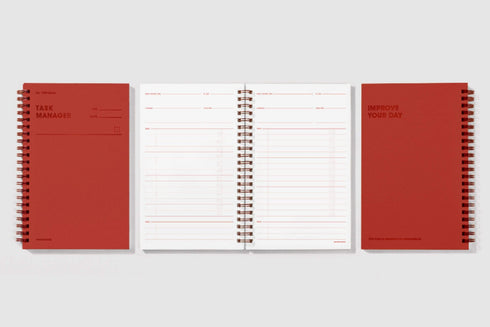 MOTEMOTE Burning Red Task Manager Planner | 100 Days - USA located!