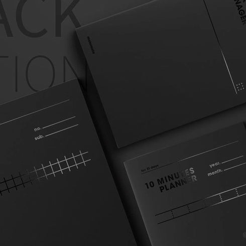 MOTEMOTE Dark Horse 10 Minute Planner | 100 Days - USA located!