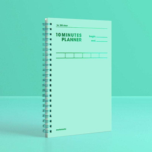 MOTEMOTE Greenery Ten Minute Planner | 100 Days - USA located!