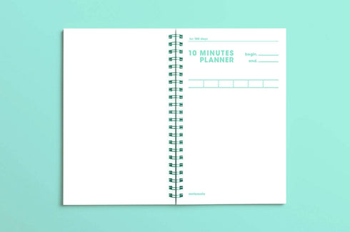 MOTEMOTE Greenery Ten Minute Planner | 100 Days - USA located!