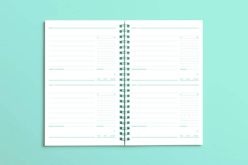 MOTEMOTE Greenery Ten Minute Planner | 100 Days - USA located!