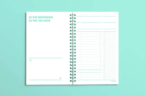 MOTEMOTE Greenery Ten Minute Planner | 100 Days - USA located!