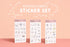 MOTEMOTE Gungbu Diary Kkyong X Bbyu Study Stickers | Six Styles!| USA Located!