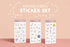 MOTEMOTE Gungbu Diary Kkyong X Bbyu Study Stickers | Six Styles!| USA Located!