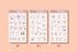 MOTEMOTE Gungbu Diary Kkyong X Bbyu Study Stickers | Six Styles!| USA Located!